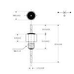 High-frequency screw type EMI filter